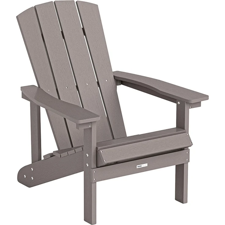 HOME DELUXE Gartenstuhl FAREA inkl. Hocker – Grau – Bild 2