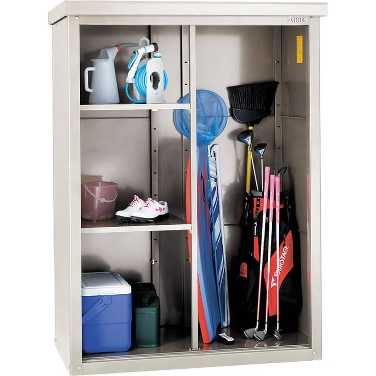 Trimetals Metall Gartenschrank Guardian D63 | Grau – Bild 5