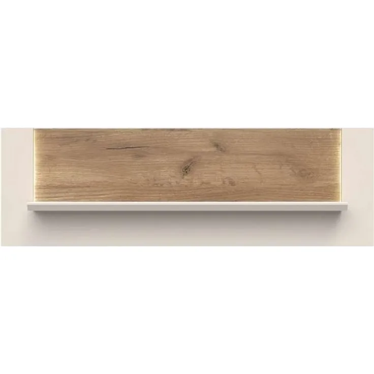 Places of Style Wandregal Sky45, Mit Beleuchtung, lackiert mit wasserbasiertem UV-Lack