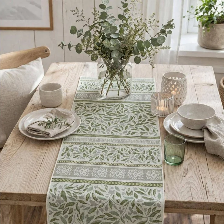 sander table + home Tischläufer Kleiner Gobelin Tischläufer Midas mit floralem Muster – Bild 2