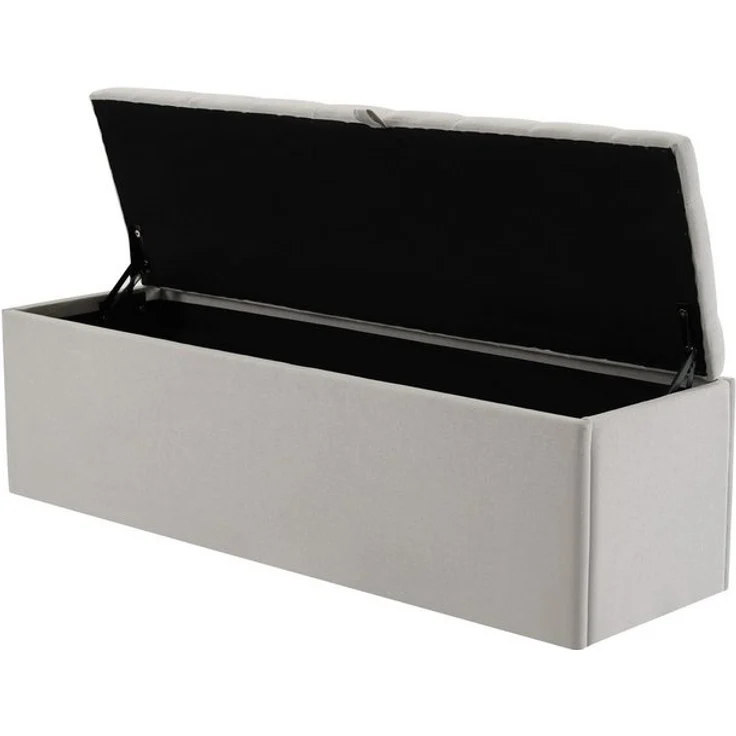 BlingBin Bettbank Polsterbank mit Stauraum und Deckel auch als Garderobenbank geeignet (1er Set, 1-St, 1pcs), Truhenbank, Aufbewahrungsbank für Wohnzimmer, Schlafzimmer – Bild 4