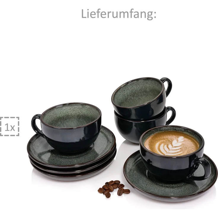 SÄNGER Kaffeetassen Set Kopenhagen 8 teilig – Bild 4