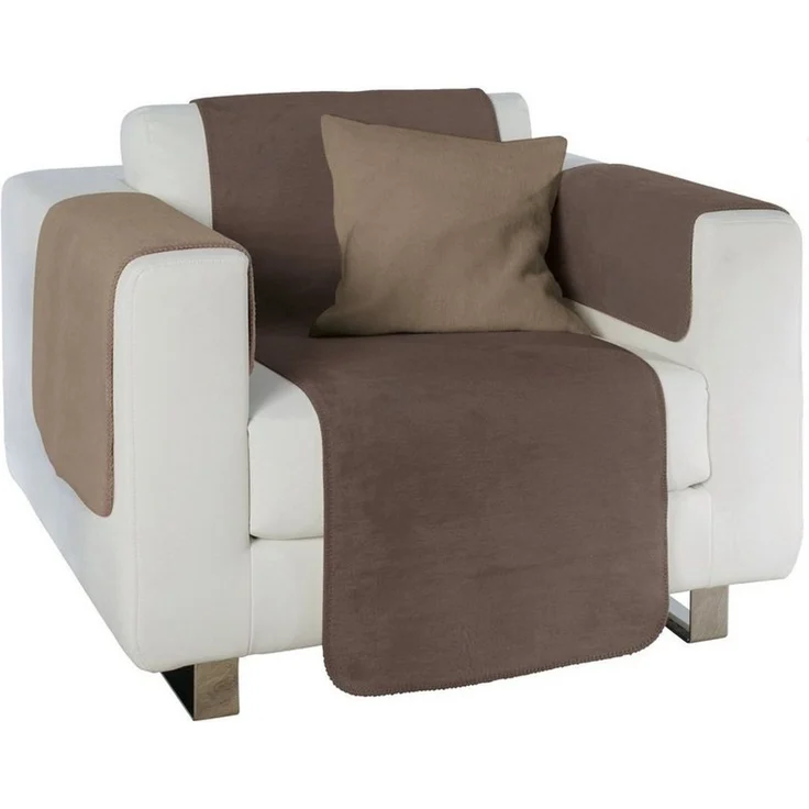 Erwin Müller Sesselschoner Sessel- und Sofaschoner "Matera", Baumwollmischung Uni – Bild 1