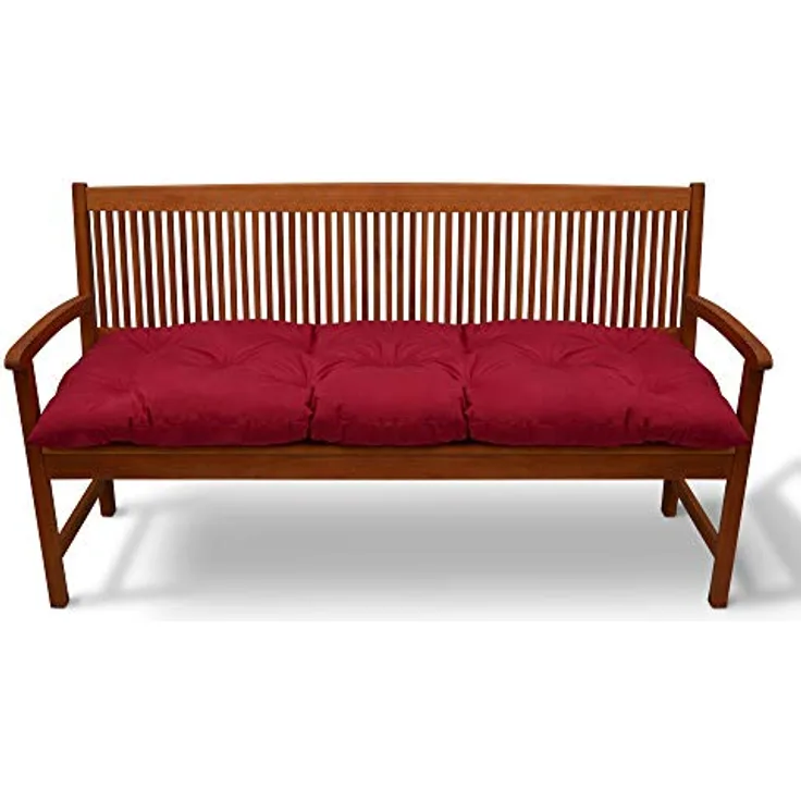 XXXL Bankauflage Flair BK, Rot, 100% Polyester, 50x10x100 cm, UV-beständig, Outdoor-Kissen