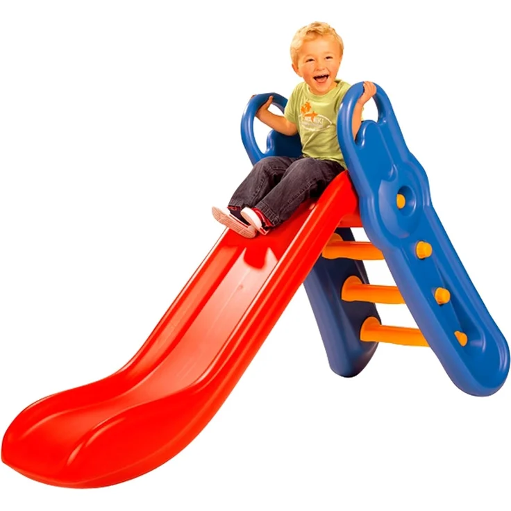 Big 'Fun-Slide' Rutsche, rot/blau, 164 x 73 x 116 cm, ab 3 Jahren, höhenverstellbar, zusammenklappbar – Bild 6