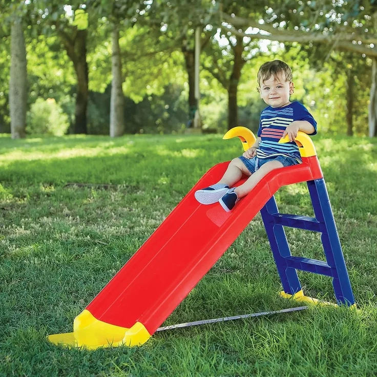 Chipolino Kinderrutsche Länge 141 cm, Breite 63 cm, Höhe 78,5 cm outdoor indoor grau – Bild 4