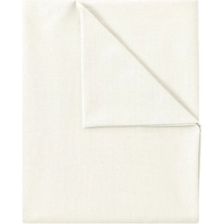 GREEN MARK Textilien Betttuch gewebtes Leintuch Betttuch, 100% Baumwolle, Gummizug: ohne, (1 Stück), weich und pflegeleicht, viele Variationen, 150x250 cm, Naturweiß – Bild 5