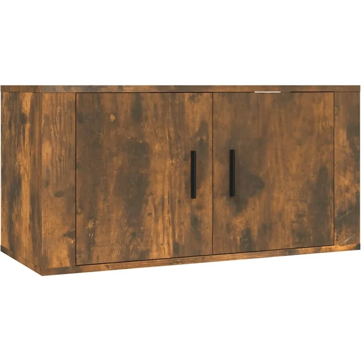 TV-Wandschrank, Fernsehschrank Räuchereiche 80 x 34,5 x 40 cm – Bild 2