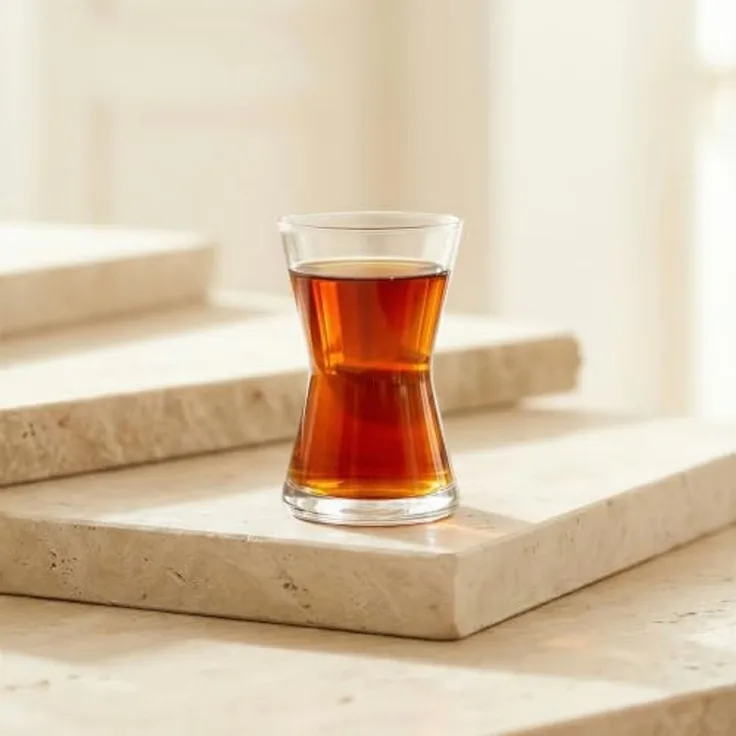 LAV Derin 6er-Set Teegläser 140 ml – Klassisch, transparent, für türkischen Tee