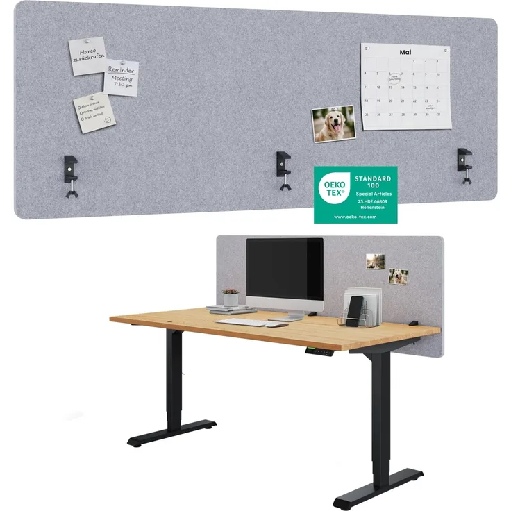 Ergotopia Focus Pure Schreibtisch Trennwand