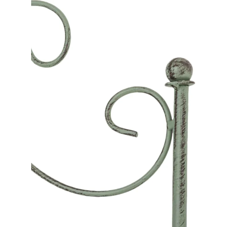 Rankgitter HEIKE - 86x2x170cm, Metall, Antik-Grün | Rankhilfe Kletterpflanzen Gartendekoration – Bild 3