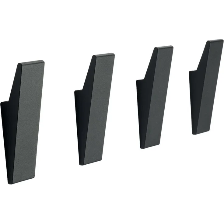Designfabrik Hamburg Handtuchhaken DFHH KH, (4x Wandhaken), rostfrei, pulverbeschichtet, eloxiert, sandgestrahlt – Bild 2