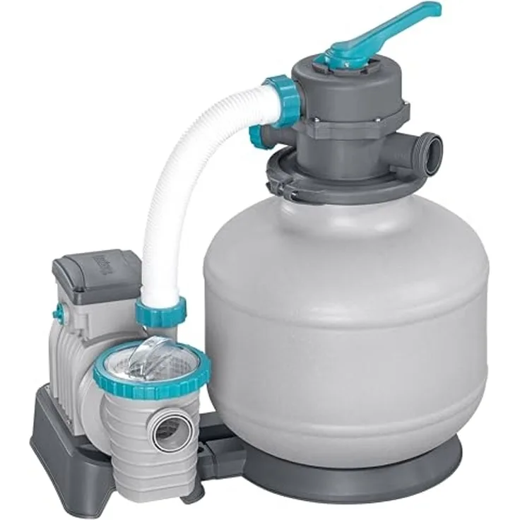 Sandfilteranlage mit Zeitschaltuhr 6.056 l/h, 230 W
