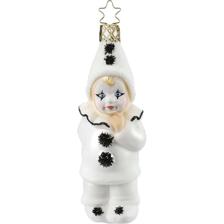 Pierrot 11,5cm zauberhafter Inge-Glas Christbaumschmuck