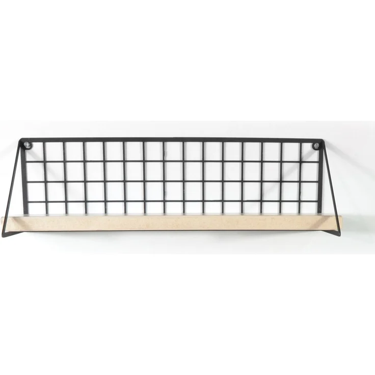 Skye Decor 'Wbask - 003' Metall-Küchenregal, Schwarz / Natur, 38 x 12,5 x 12 cm – Bild 3
