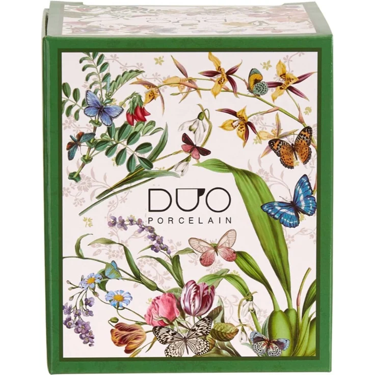 DUO Becher FLOWER DREAM, 360 ml, mit Teesieb und Deckel, New Bone China Porzellan – Bild 5