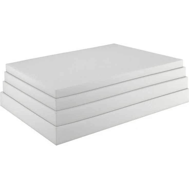 sunnypillow Schaumstoffplatte Schaumstoff Polster Zuschnitt - 90 x 200 x 1 cm RG 25/44 - Topper Matratzen Auflage in vielen Größen zur Auswahl – Bild 2