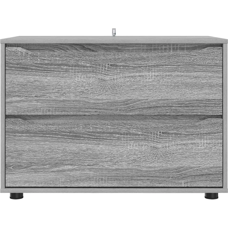 vidaXL Aufbewahrungsschrank 80 x 48 x 57 cm Holzwerkstoff Sonoma-Grau 888823 – Bild 8