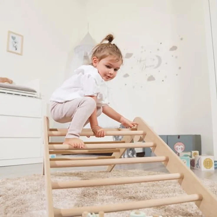 babybay Kletterdreieck Littlefoot weiß lackiert – Bild 8