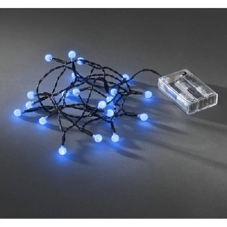 KONSTSMIDE LED-Lichterkette 1491-407 LED Globe-Lichterkette 20er Batterie – Bild 3