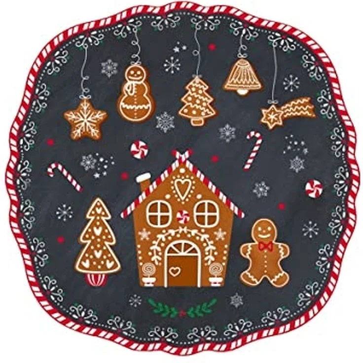 EasyLife Kuchenteller Gingerbread, Spülmaschinengeeignet – Bild 1