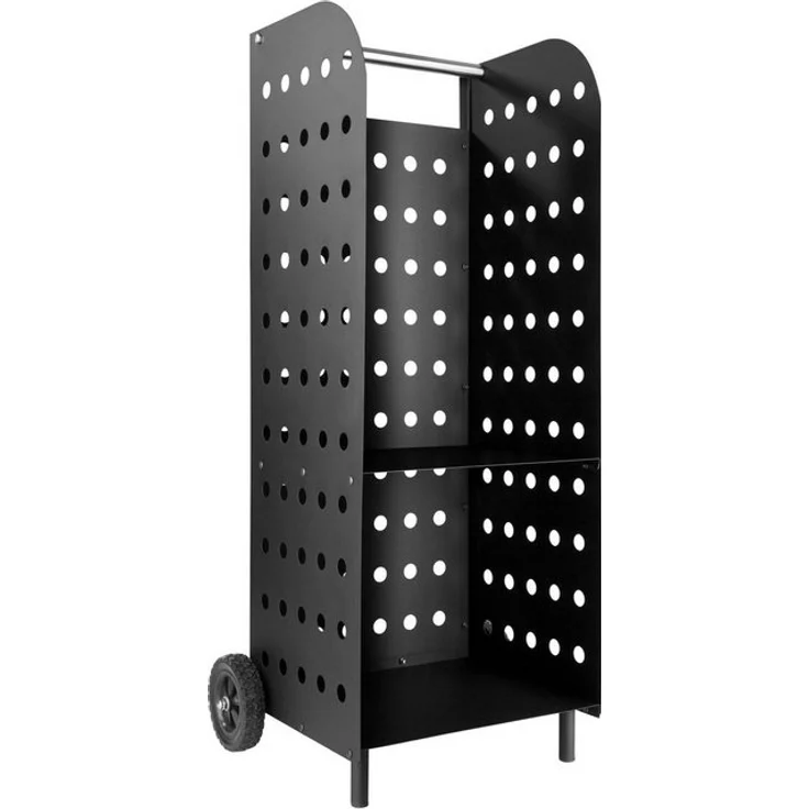tectake Kaminholzregal Holzwagen, BxTxH:45,00x55,00x104,00 cm, aus Stahl – Bild 4