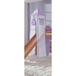 Turm für Etagenbett und Hochbett Lila/Weiß/Herz