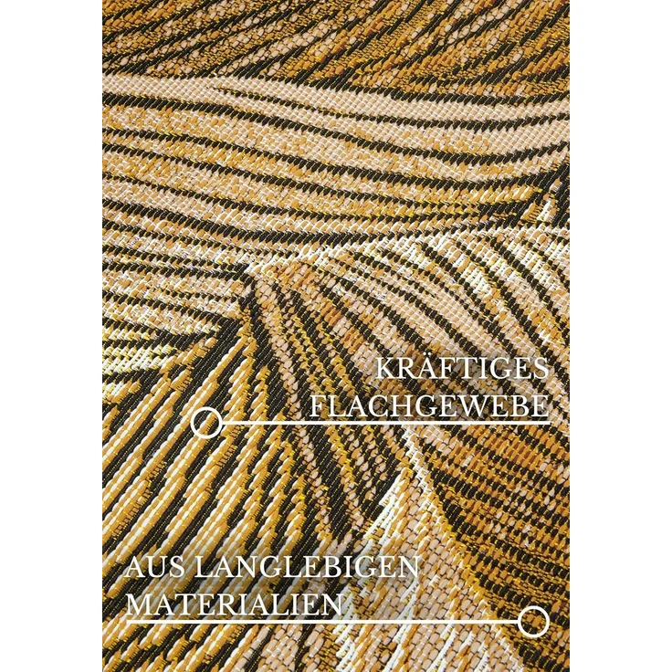 Villeroy & Boch Outdoorteppich Eugene, rechteckig, Höhe: 3 mm, In- und Outdoor, Flachgewebe, wetterfest, Balkon, Garten, Terrasse – Bild 4