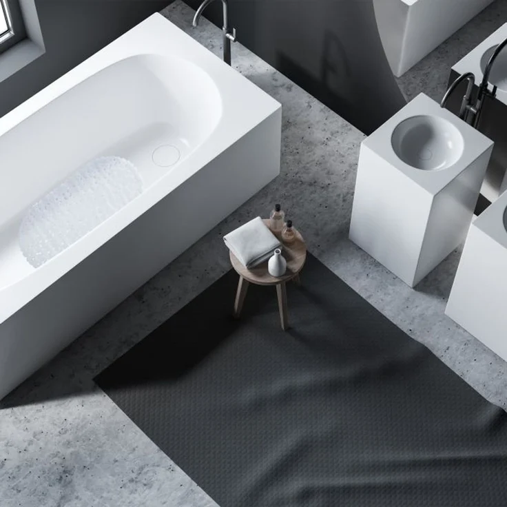 Relaxdays Badewannenmatte Steinoptik – Bild 5