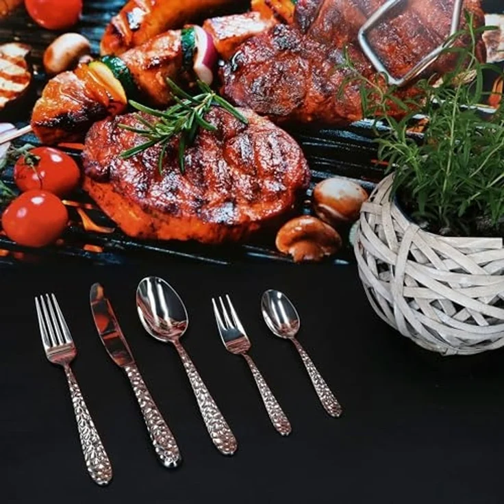 Justinus Besteck-Set INVICTUS, 30-teilig, für 6 Personen, (30-tlg), 6 Personen, Edelstahl 18/10 – Bild 2