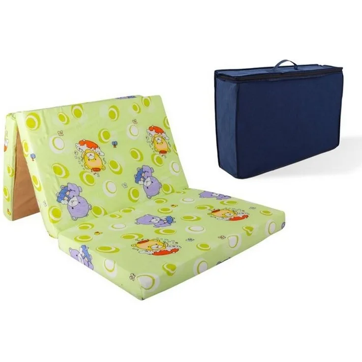 Reisebett-Matratzen Babymatratze Reisebett Klappmatratze Faltmatratze, KiNDERWELT, 6 cm hoch, (Set), 60x120 cm, 6 cm hoch
