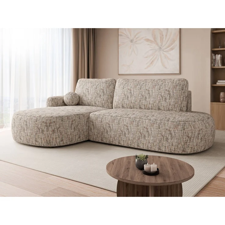Mirjan24 Ecksofa Loridu O (Farbe: Tracy 211.01, Seite: Links), 90 x 174 x 274 cm – Bild 3