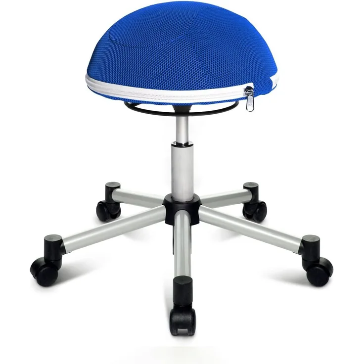 Hocker Sitness Half Ball blau