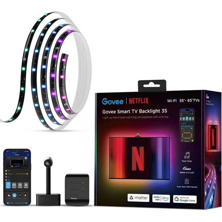 Govee H6098 Intelligenter Leuchtstreifen Wi-Fi/Bluetooth – Bild 3