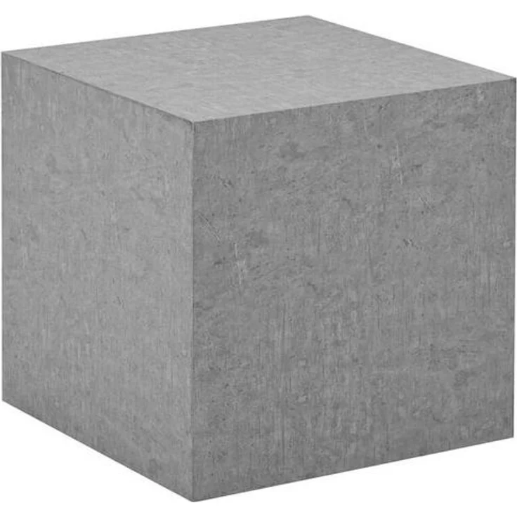 HOME DELUXE Couchtisch SELY - 50 x 50 x 50 cm, Travertin-Effekt, Marmoroptik Beistelltisch, Japandi – Bild 4