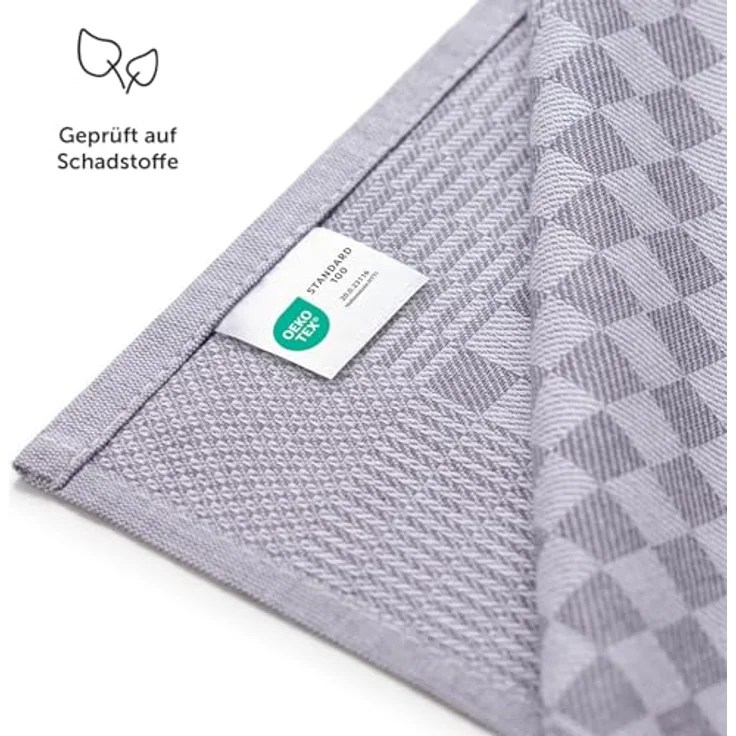 Blumtal Geschirrtuch Premium Geschirrhandtücher in 50 x 70 cm, (Set, 10-tlg, 5, 10 oder 20 Geschirrtücher), 100% Baumwolle, Oeko-TEX® Zertifiziert – Bild 8