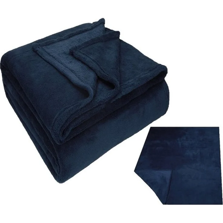 Wohndecke Kuscheldecke Fleecedecke Teddy XXL 150x200 cm, Betz, Sofadecke Decke Couch – Bild 4