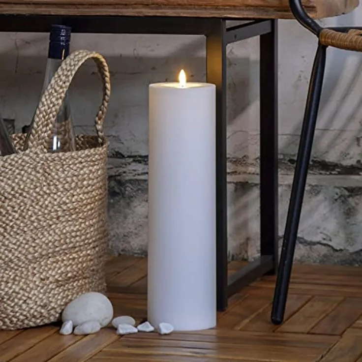 LED-Kerze Flamme Rak  Stimmungsvolles Licht für drinnen & draußen