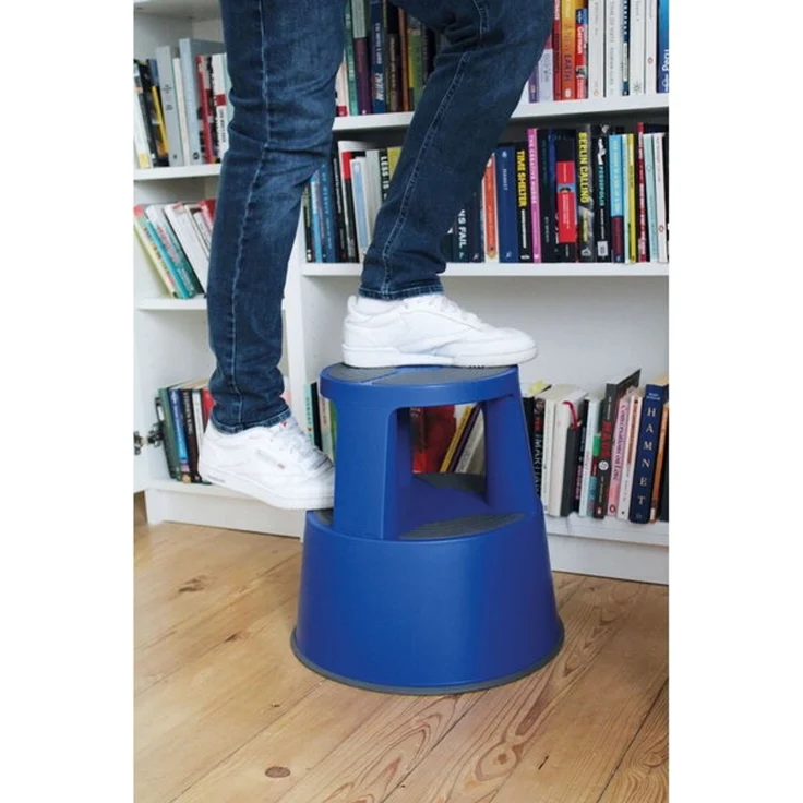 Wedo Rollhocker SuperStep Kunststoff blau – Bild 2