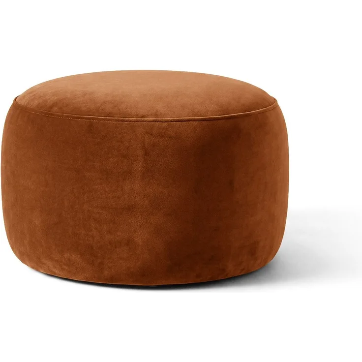 Micadoni Amalta Pouf Samt Salvador Terrakotta