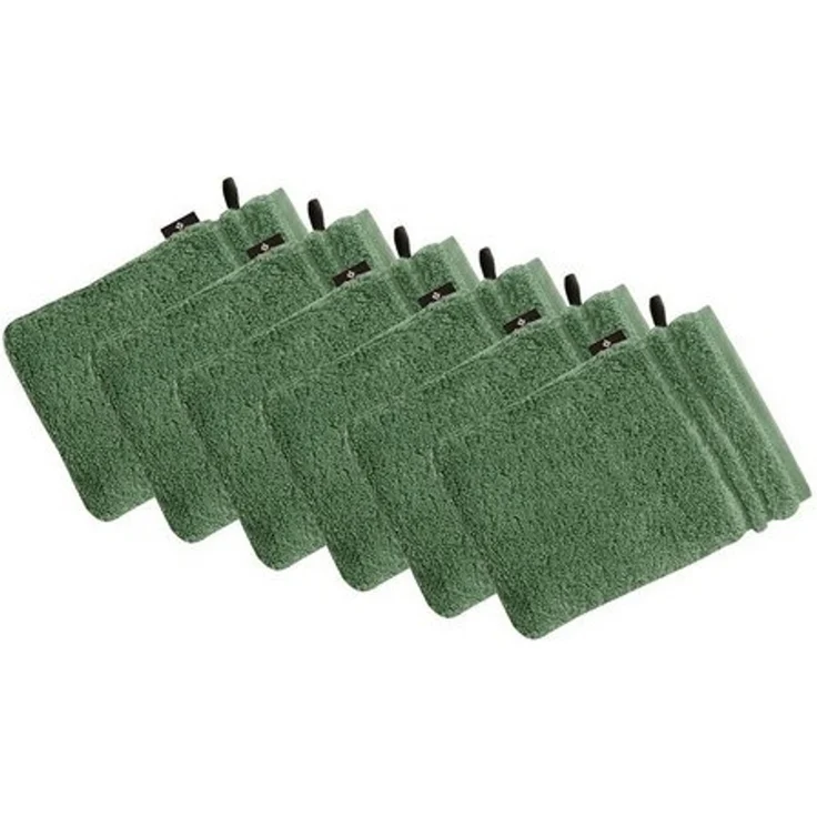 Vossen Waschhandschuh 6er Pack Waschhandschuh 22 x 16 cm Vienna Style Su, Frottier (Spar-Set, 6-St), Vegan – Bild 2