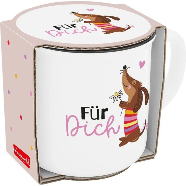 Tasse Lieblings-Becher Kaffeetasse 35cl Geschenk Sheepworld Dackel DICH 75465 – Bild 4