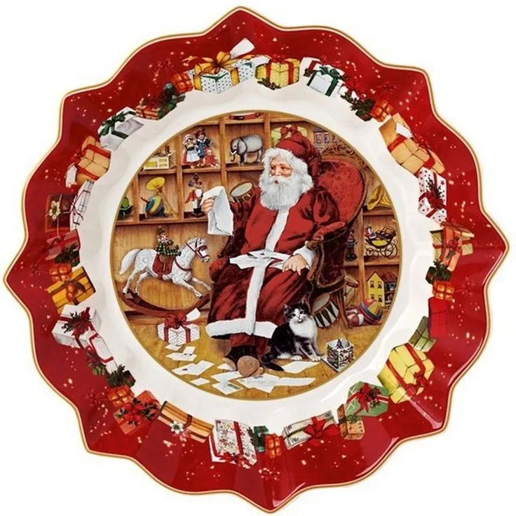 Villeroy & Boch Toy's Fantasy Schale ø 25 cm "Santa liest Wunschzettel"