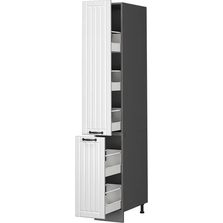 Apothekerschrank Fame-Line Weiß Landhaus 30 cm Vicco – Bild 4