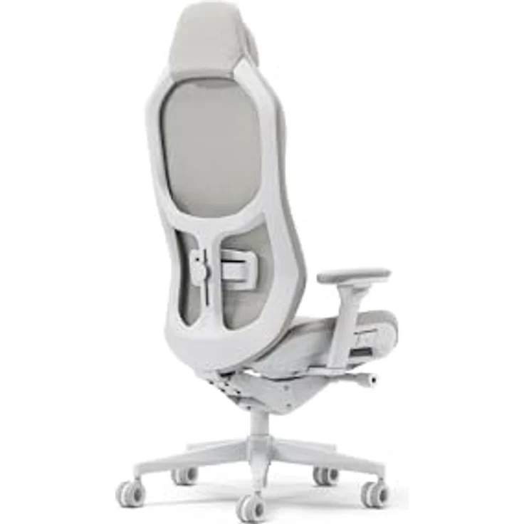 Fractal Design Refine Mesh Light Gaming Chair - Ergonomic Office Desk Chair with 4D Adjustable Armrests, High-Back Support, Lumbar Cushion, Breathable Mesh - Black – Bild 4