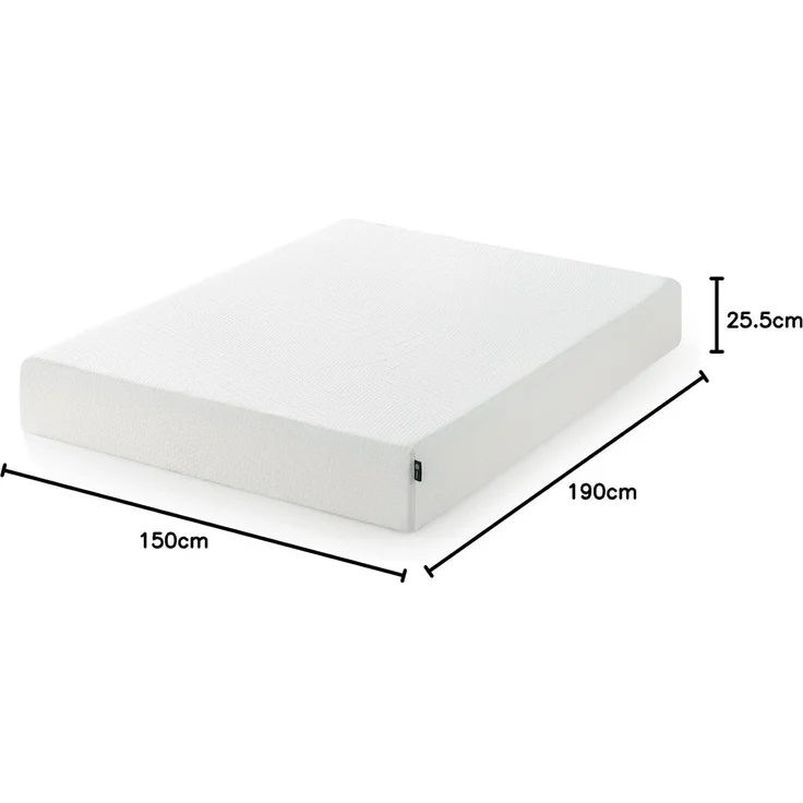 Zinus Essential Memory-Schaum-Matratze mit grünem Tee, anpassbar, 7 Zonen, 150x190 cm, Höhe 25 cm, günstig, Öko-Tex – Bild 12