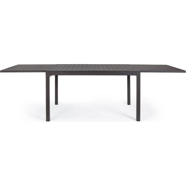 Gartenesstisch Pelagius Aluminium, ausziehbar, modern, anthrazit, wetterfest für 8-10 Personen – Bild 4