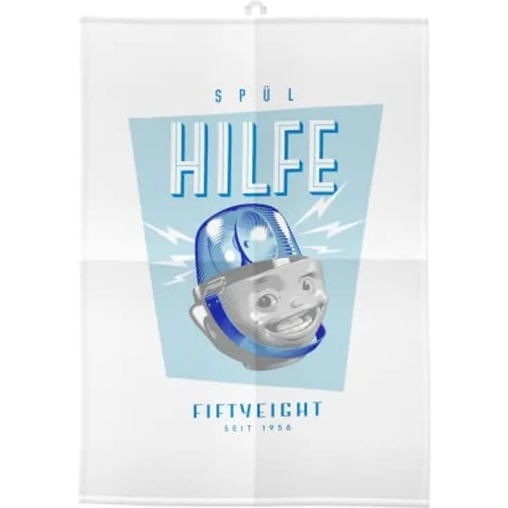 Fiftyeight Products Geschirrhandtuch Spül Hilfe 100% Bio-Baumwolle