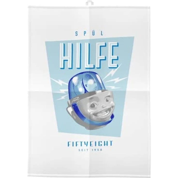 Fiftyeight Products Geschirrhandtuch Spül Hilfe 100% Bio-Baumwolle – Bild 1