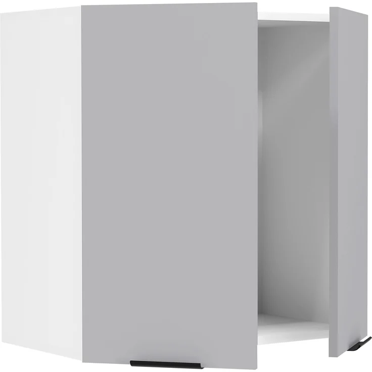 VCM Küchenmöbel Hängeschrank Fasola 919324 Weiß / Anthrazit H. 60 x B. 60 x T. 31 cm – Bild 4